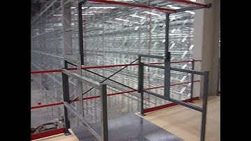 Mezzanine floor and pallet racking from aci