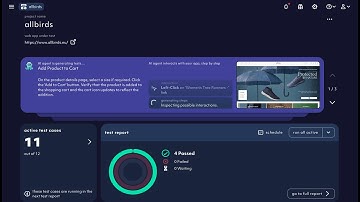 Octomind QA agent walktrough, October 2024