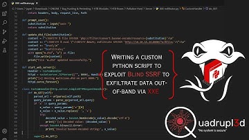 Mastering Web Exploitation:Python Scripting for Blind SSRF and Out-of-Band Data Exfiltration via XXE