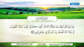 سورة يس | تلاوة مباركة من الآية 31 إلى الآية 54 | بصوت القارئ الشيخ غسان محمود الشوربجي