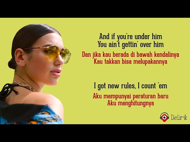 New Rules - Dua Lipa (Lirik Lagu Terjemahan) class=