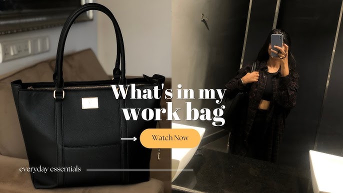 WHAT'S IN MY BAG FOR WORK, EVERYDAY WORK ESSENTIALS 2021