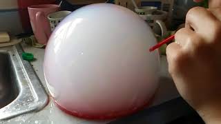 Soap Bubbles Filled With Vape Clouds And Popped In Slow Motion With Fitting Music