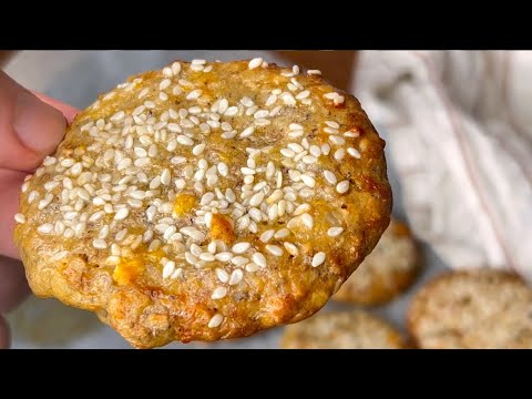 Cookies Sals de la Fort  Sans Farine, Ni Gluten ! 4 Ingrdients
