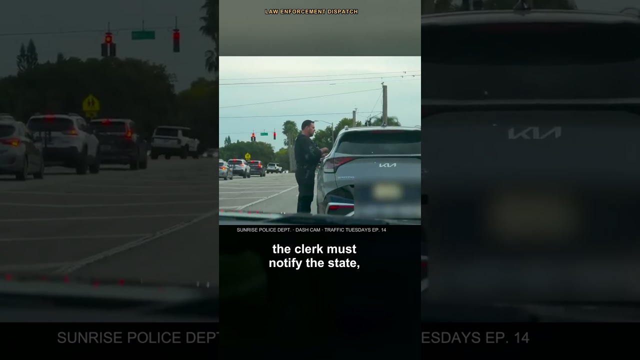 70 in a 40, on the Way to the Vet - Florida Police Body Cam #shorts