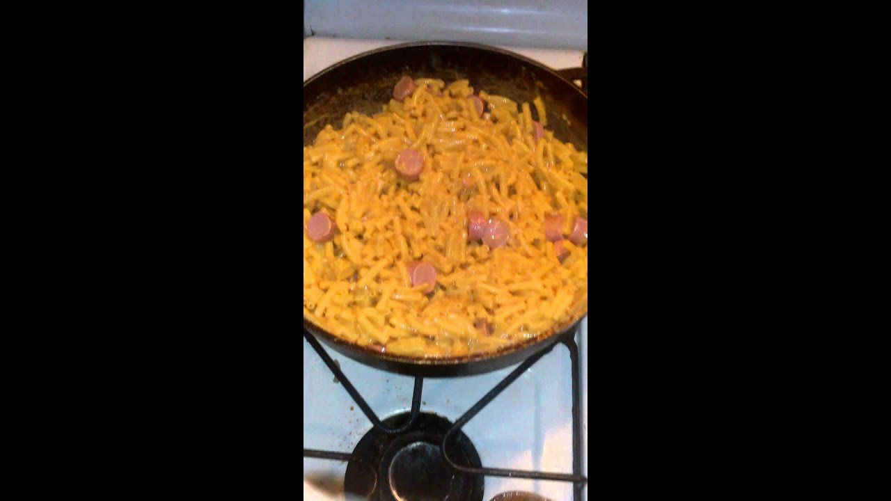 Macaroni and cheese with vienna sausage YouTube