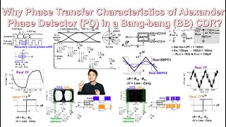 Why Phase Transfer Characteristics of Alexander Phase Detector (PD) in a Bang-bang (BB) CDR?