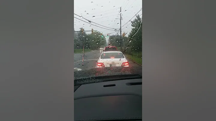 driving Rhoda street during the start of the flood...