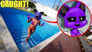 I CAUGHT CATNAP ON A POOL DATE IN REAL LIFE! (CATNAP DOGDAY POPPY PLAYTIME CHAPTER 3)