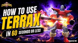 Full How To Use Terrax MCoC | Armor Break & Heavy Damage Guide Guide