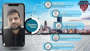 SOFTWARE ENGINEER || JSPIDERS NOIDA || PLACED STUDENT REVIEW