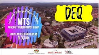 TAKLIMAT PROGRAM PROGRAM DEQ JABATAN KEJURUTERAAN ELEKTRIK