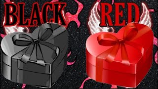 BLACK 🖤 VS RED ❤️ CHOOSE YOUR GIFT 🎁 CHOOSE ONE GIFT 💝