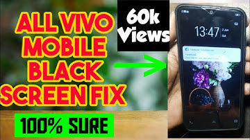 Vivo Mobile Black Screen Problem Fix #All Vivo Mobile Black Display Solution