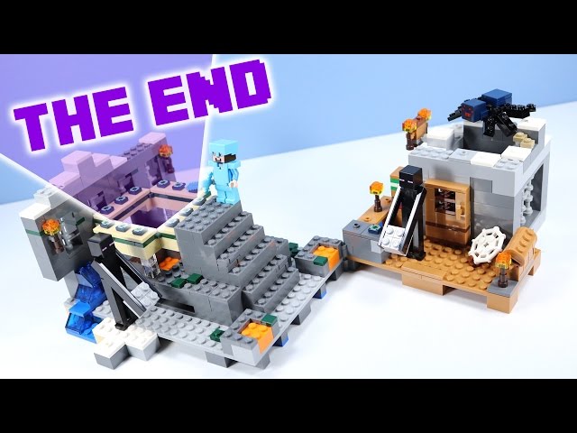 LEGO Minecraft The End Portal 21124 with Cave Spider! 