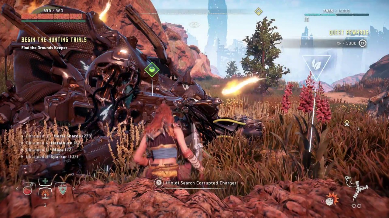 Horizon Zero Dawn ( Corruption Zones) - YouTube
