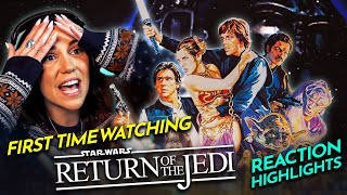 Coby loves her Ewoks RETURN OF THE JEDI (1983) Movie Reaction FIRST TIME WATCHING