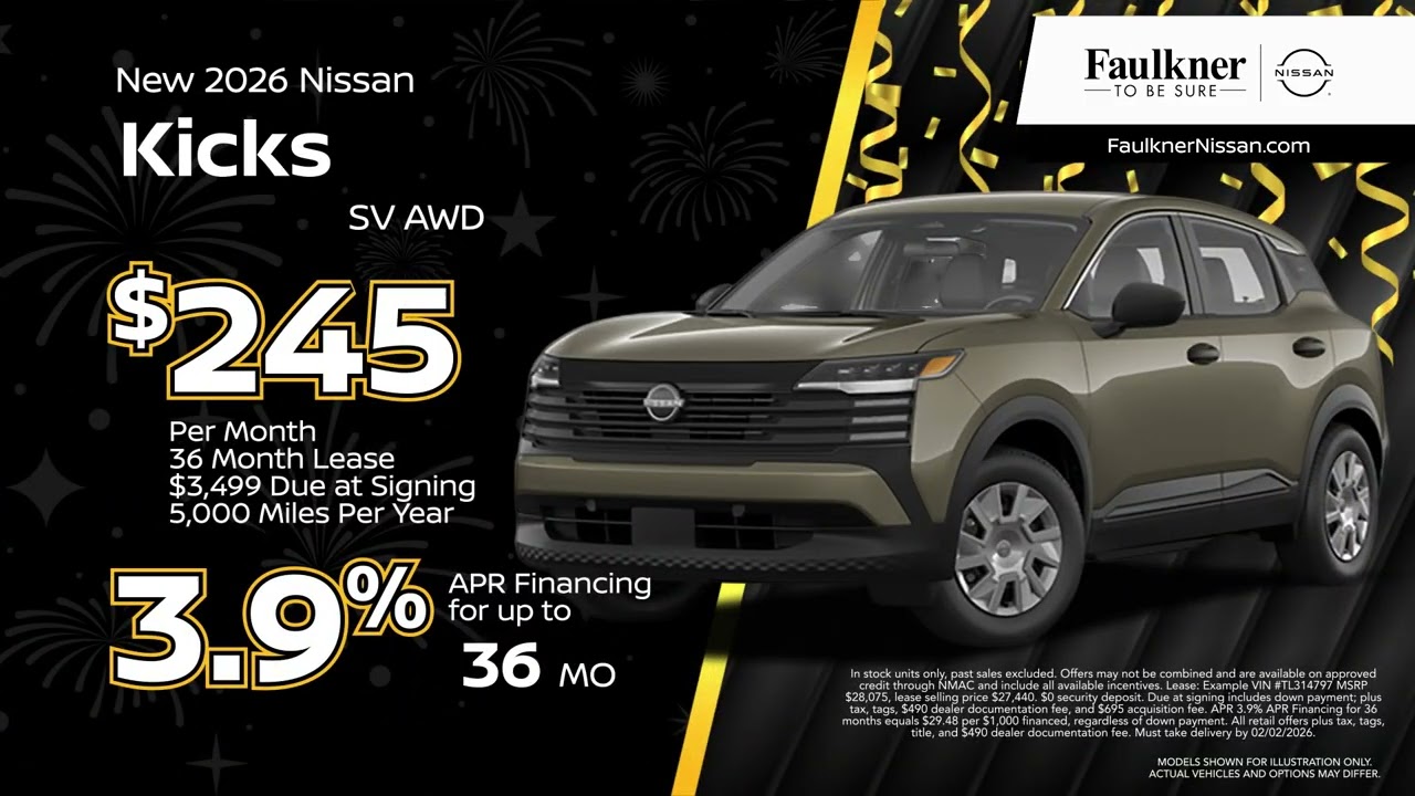 Faulkner Nissan Jenkintown - January Incentives