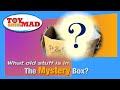 What’s in the toy mystery box? Army men? Toy tanks? Marx? Let’s find out!
