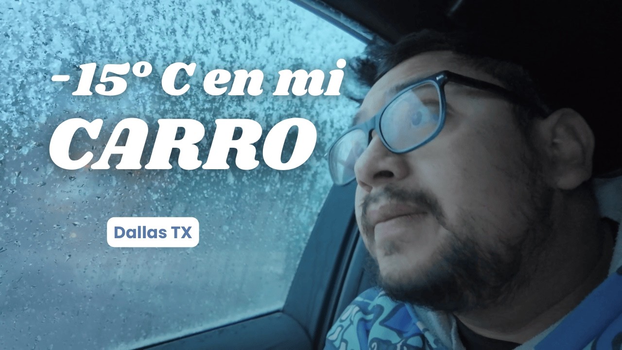Sobreviví a la tormenta de invierno viviendo en mi carro en Texas
