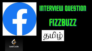 Fizz Buzz | LeetCode | Problem no 412 | In Tamil