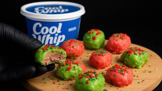 Homemade Cool Whip Christmas Candy 2 Ways Easy No Bake Truffles
