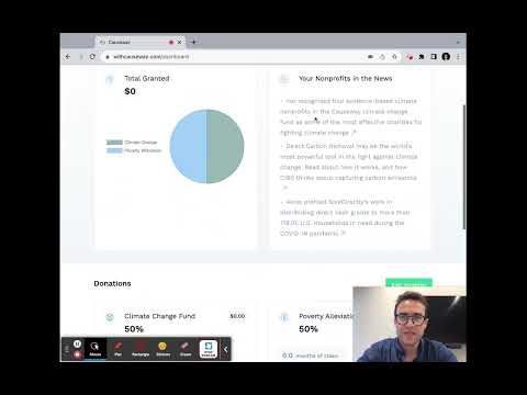 Vice President of Business Development & New Ventures Ben Horwitz provides a walkthrough of Causeway, a platform that makes creating and curating a personal giving portfolio easy. Charity Navigator has acquired Causeway to bring cause-based giving to the world's largest and most trusted nonprofit evaluator.