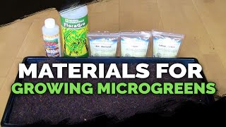 Microgreens Growing: Materials and Beginner's Guide