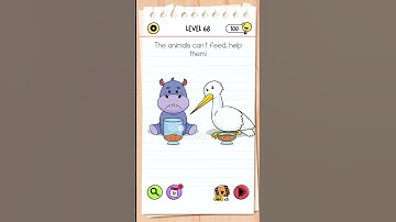 Brain Test All Star Level 68 Answer | The animals cant feed, help them!