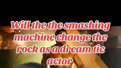 Will, the smashing machine make #TheRock a dramatic actor maybe even Oscar #smashingmachine 