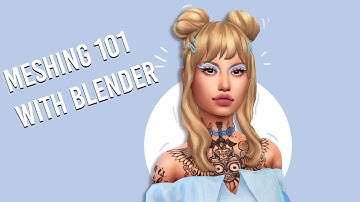 How to mesh maxis match hair in the sims 4