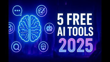 5 FREE AI Tools 2025 (That You Can Try Right Now)