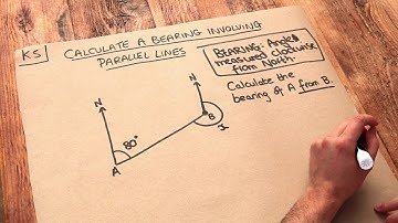 Key Skill - Calculate a bearing with parallel lines.