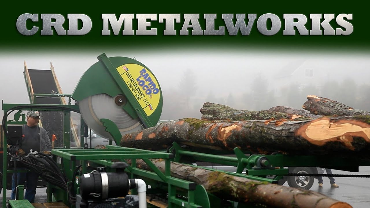 Crd Metalworks Firewood Processor Corporate Video Youtube