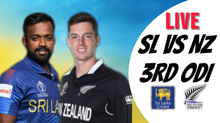 New Zealand Tour Of Sri Lanka | 3RD ODI | LIVE