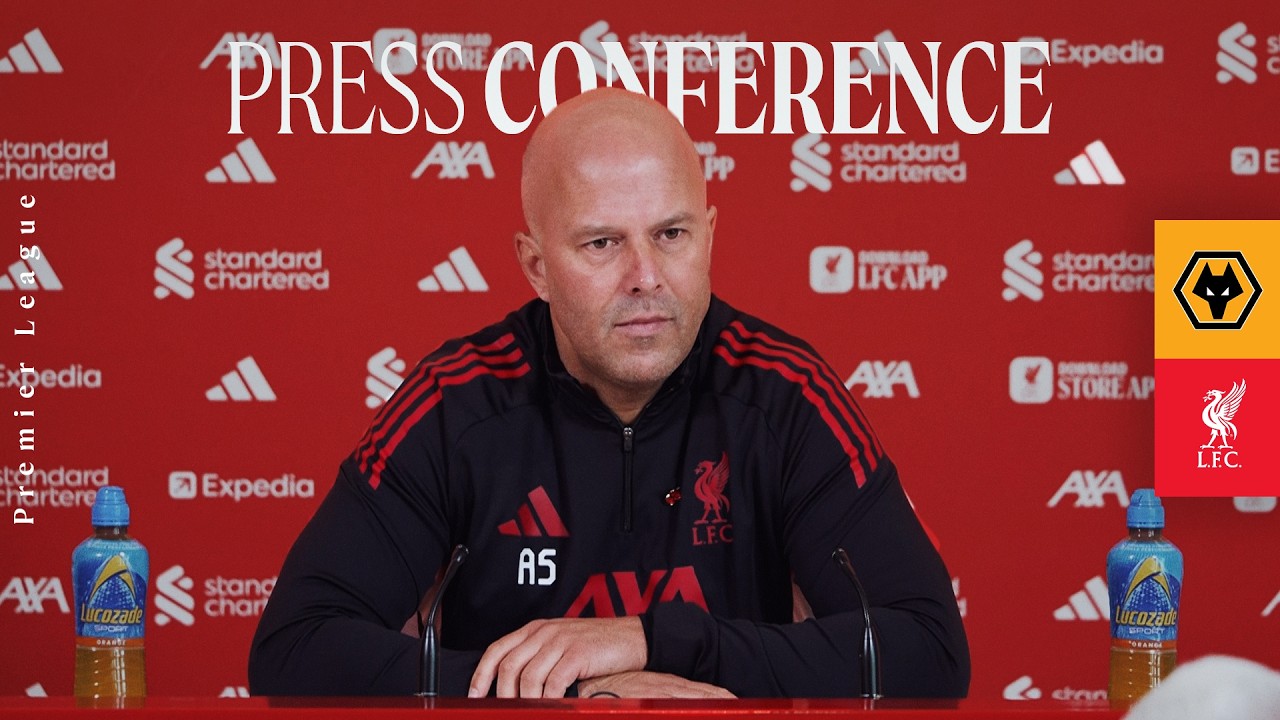LIVE: Arne Slot's pre-match press conference | Wolves vs Liverpool