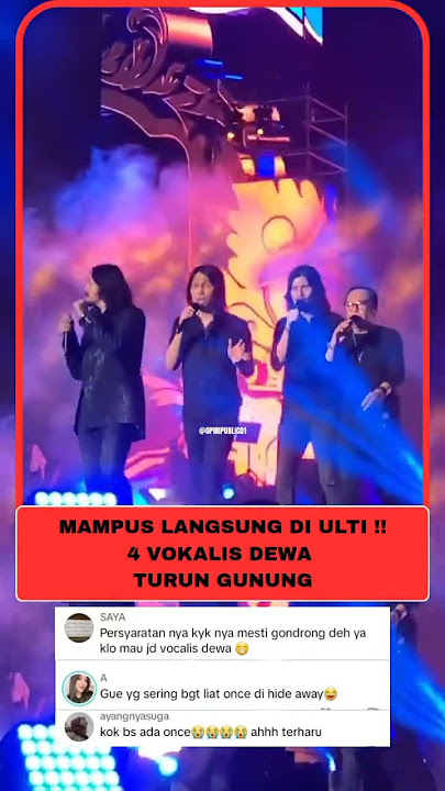 mengerikan #dewa19 #dewa19allstars #separuhnafas #once #virzha #arilasso #ello #ahmaddhani #viral