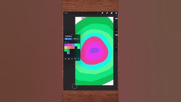 How to make gradient effect in Procreate #procreate #procreatetutorials #procreatetips