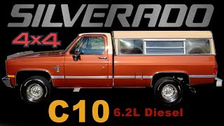 1982 Chevrolet C10 4X4 Diesel Pickup for Sale