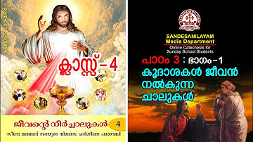 CLASS 4 CH 3 - PART 1 || SANDESANILAYAM ONLINE CATECHETICAL || MAAC TV