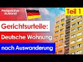 Wohnung in deutschland nach wegzug ins ausland behalten  teil 1