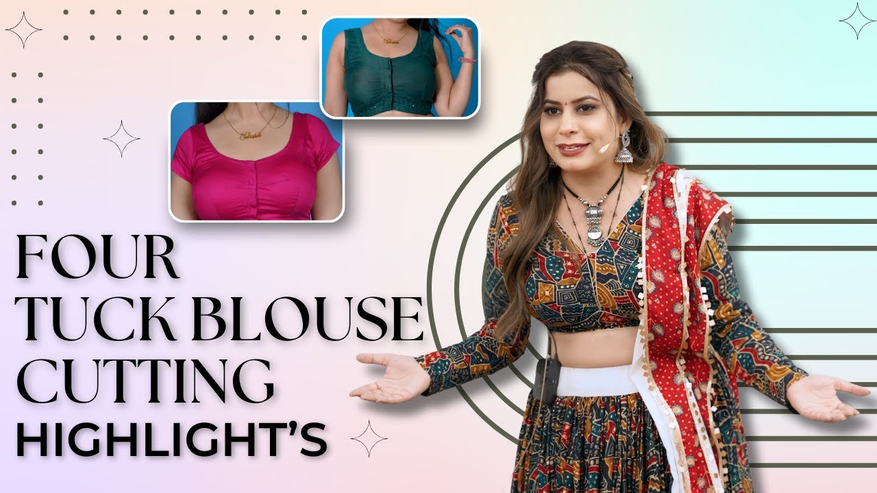 FOUR TUCK BLOUSE CUTTING | LIVE ONLINE OFFLINE CLASS HIGHLIGT'S | @Talented Ritu Insan