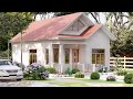 Most Beautiful House - 3 BEDROOM (6x10 meters) - Small House Farmhouse design Look Beautiful &amp; Cozy