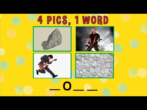 Fun Games | 4 PICS, 1 WORD | Puzzles, Quiz | Guess the Word