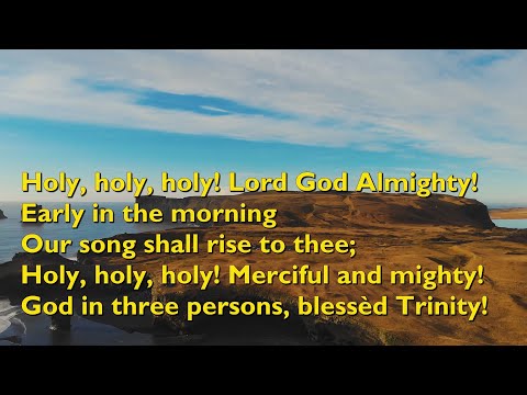Holy, Holy, Holy! Lord God Almighty (Tune: Nicea - 4vv) [with lyrics for congregations] {Robin Mark}