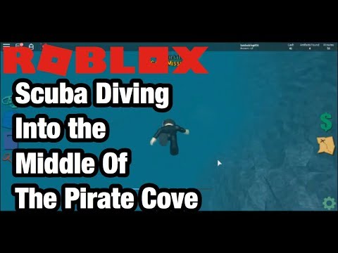 Roblox Scuba Diving At Quill Lake Exploring The Pirate Cove