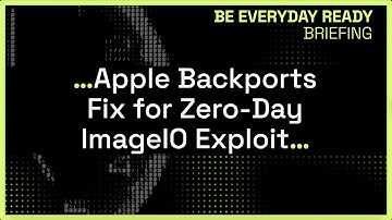 Apple Backports Fix for Zero-Day ImageIO Exploit