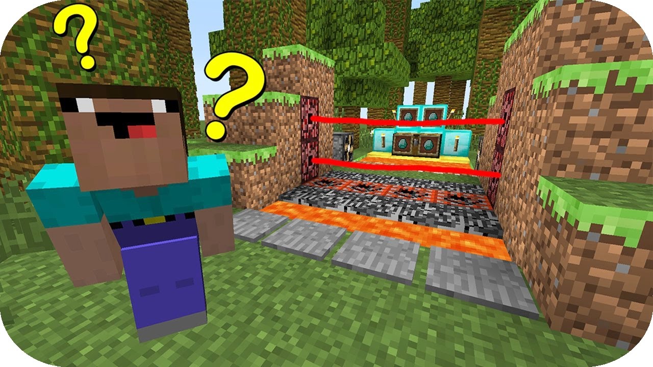 NOOB VS CAMINO DE TRAMPAS MINECRAFT TROLL + ROLEPLAY - YouTube