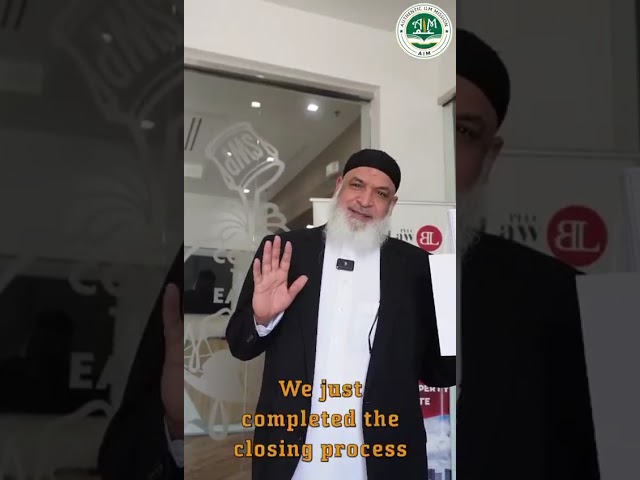 Alḥamdulillāh! We Have Closed — A New Chapter Begins #realestate #property #charity #construction