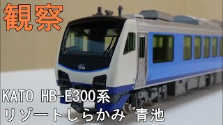 鉄道模型 Ｎゲージ【今さら動画】HB-E300系「リゾートしらかみ」（青池編成）4両セットを改めて見てみる